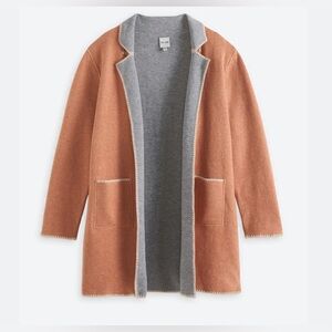 NWOT- Nic and Zoe- Cool Nights Knit Reversible Jacket- size small